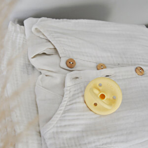 Emzik 0+ Ay - Bubble Beige - Mellow Yellow