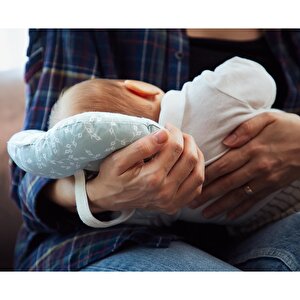 Emzirme Yastığı- Yeşil Çiçek Emzirme Yastığı- Yeşil Çiçek