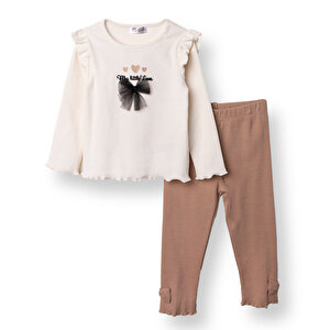 HelloBaby Enjoy Bear Blu, Ekru, 3 - 6 Ay