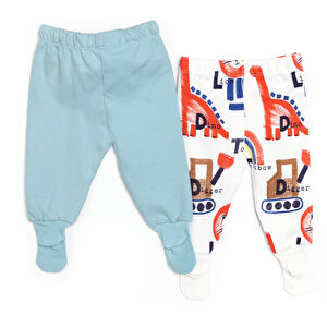 Erkek 2li Çoraplı Pantolon metraj Erkek Bebek