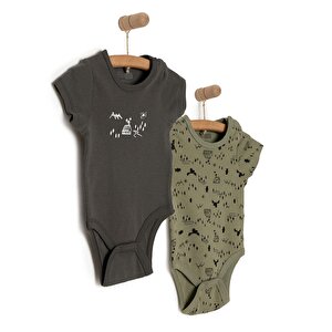 Erkek 2li Kısa Kol Body Erkek Bebek