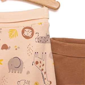 Erkek Bebek Yenidoğan 2'li Patiksiz Alt %100 Pamuk