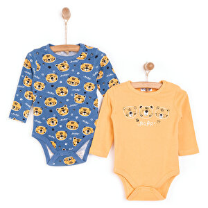 HelloBaby Erkek 2li Uzun K, Hardal, 3 Ay