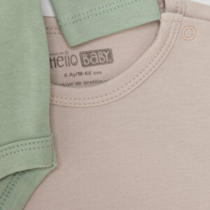 Erkek 2li Uzun Kol Body Erkek Bebek