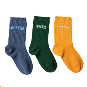 Erkek 3lü Soket Çorap Erkek Bebek Erkek 3lü Soket Çorap Erkek Bebek