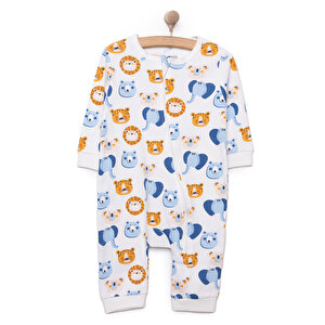 HelloBaby Erkek Animal Desen, Ekru, 6 Ay