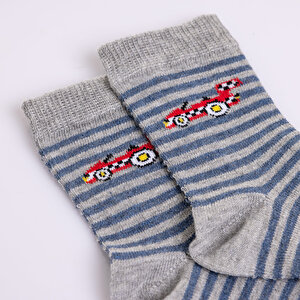 Erkek Araçlar 5'li Soket Çorap Erkek Bebek Erkek Araçlar 5'li Soket Çorap Erkek Bebek