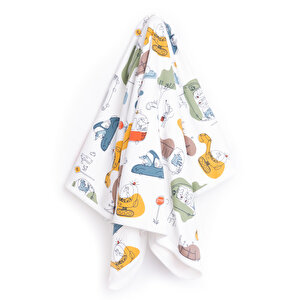 Little Dreams Erkek Battan, Beyaz, 80x80