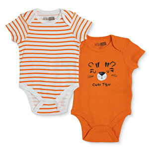 HelloBaby 2li Kısa, Turuncu, 1 - 3 Ay