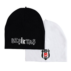 Beşiktaş 2li Örme Bere, Siyah, 0-2 Yaş