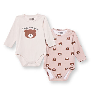Erkek Bebek 2li Uzun Kol Body Çıtçıtlı Yaka Erkek Bebek 2li Uzun Kol Body Çıtçıtlı Yaka