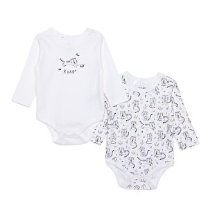 HelloBaby 2li Uzun Kol B, Ekru, 12-24 Ay