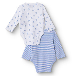 Erkek Bebek 2li Uzun Kol Body Zarf Yaka Uzun Kol Ribana Paça Erkek Bebek 2li Uzun Kol Body Zarf Yaka Uzun Kol Ribana Paça