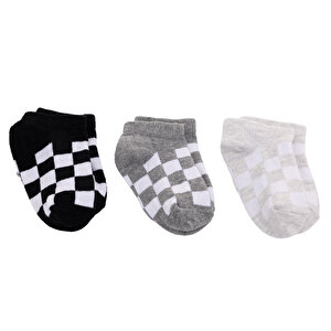 HelloBaby 3'lü Bilek Çora, Siyah, 0-6 Ay