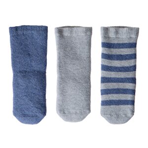 HelloBaby 3lü Havlu Ço, Lacivert, 0-6 Ay