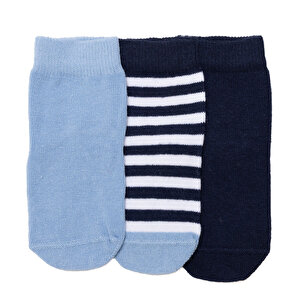 HelloBaby 3lü Kaydırmaz Ço, Mavi, 0-6 Ay