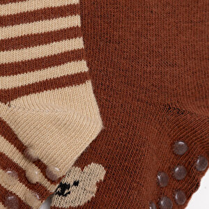 Erkek Bebek 3lü Kaydırmaz Çorap Erkek Bebek 3lü Kaydırmaz Çorap