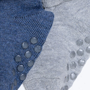 Erkek Bebek 3lü Kıvrık Çorap