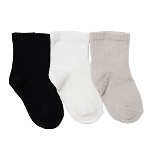 Erkek Bebek 3lü Soket Çorap Erkek Bebek 3lü Soket Çorap