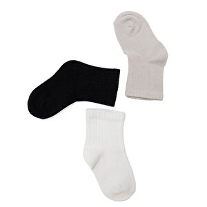 Erkek Bebek 3lü Soket Çorap Erkek Bebek 3lü Soket Çorap