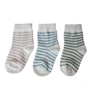 Erkek Bebek 3lü Soket Çorap Erkek Bebek 3lü Soket Çorap