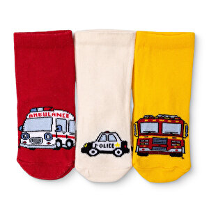 HelloBaby 3lü Soket Çor, Turuncu, 0-6 Ay HelloBaby 3lü Soket Çor, Turuncu, 0-6 Ay