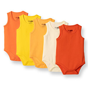 HelloBaby 5li Atlet B, Turuncu, 3 - 6 Ay