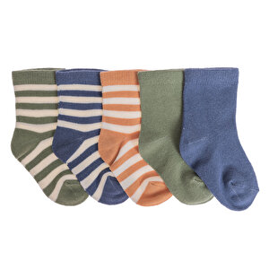 HelloBaby 5'li Soket Ç, Lacivert, 0-6 Ay