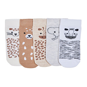 HelloBaby,  Kahverengi Baskılı, 0-6 Ay