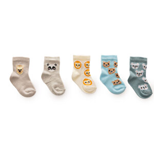 HelloBaby 5'li Soket Çora, Yeşil, 0-6 Ay HelloBaby 5'li Soket Çora, Yeşil, 0-6 Ay