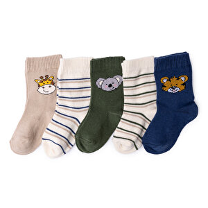 HelloBaby, 5'li So, Kahverengi, 0-6 Ay