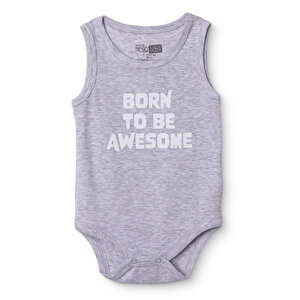 HelloBaby, Atlet Body, Gri, 1 - 3 Ay