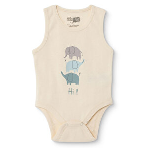 HelloBaby, Atlet Body, Ekru, 1 - 3 Ay