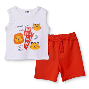 HelloBaby, Atlet-Şort, Beyaz, 3 - 6 Ay