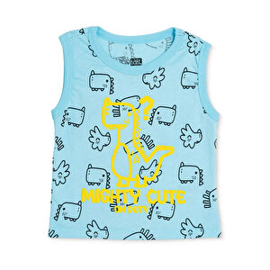 HelloBaby Atlet, Mavi Baskılı, 9 - 12 Ay