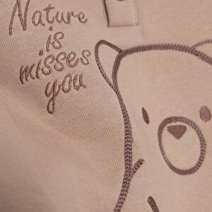 Erkek Bebek Camp Life Eşofman Takımı Çıtçıtlı Uzun Kol Lastikli Paça Erkek Bebek Camp Life Eşofman Takımı Çıtçıtlı Uzun Kol Lastikli Paça