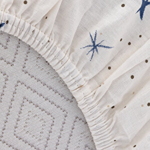 Erkek Bebek Çarşaf Set Poplin 70 x 140cm