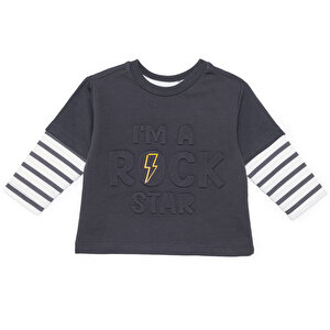 HelloBaby Cool Boy Uzun, Siyah, 6 - 9 Ay