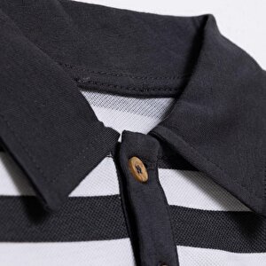 Erkek Bebek Cool Boy Uzun Kol Tshirt Pike Gömlek Yaka