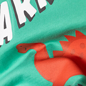 Erkek Bebek Cool Dino Eşofman Takımı Şardonlu Bisiklet Yaka Uzun Kol Ribanalı Paça Erkek Bebek Cool Dino Eşofman Takımı Şardonlu Bisiklet Yaka Uzun Kol Ribanalı Paça