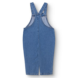 Erkek Bebek Cool Dino Salopet Denim Modelli Yaka Kısa Kol Reçme Paça Erkek Bebek Cool Dino Salopet Denim Modelli Yaka Kısa Kol Reçme Paça