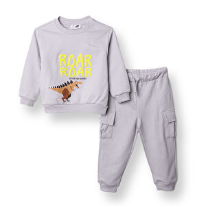 HelloBaby Eşofman Takımı, Gri, 3 - 6 Ay