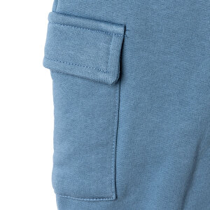 Erkek Bebek Eşofman Takımı Bisiklet Yaka Uzun Kol Ribanalı Paça