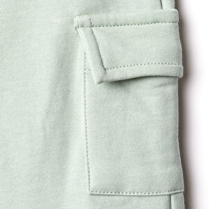 Erkek Bebek Eşofman Takımı Bisiklet Yaka Uzun Kol Ribanalı