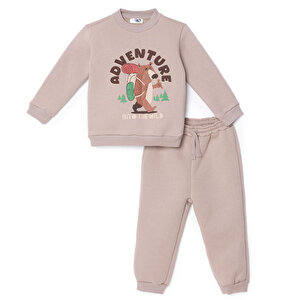 HelloBaby Eşofman Takımı, Bej, 3 - 6 Ay