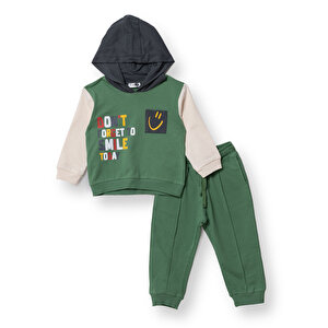 HelloBaby Eşofman Takım, Yeşil, 3 - 6 Ay