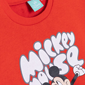 Erkek Bebek Eşofman Takımı Şardonlu Bisiklet Yaka Uzun Kol Ribanalı Paça