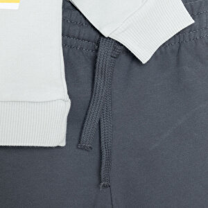 Erkek Bebek Eşofman Takımı Şardonlu Bisiklet Yaka Uzun Kol Ribanalı Paça