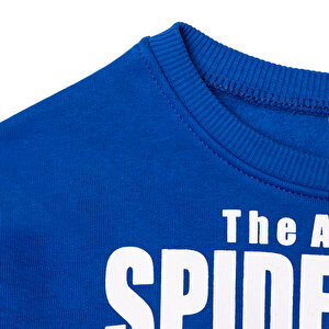 Erkek Bebek Eşofman Takımı Şardonlu Üç İplik Bisiklet Yaka Uzun Kol Lastikli Paça