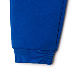 Erkek Bebek Eşofman Takımı Şardonlu Üç İplik Bisiklet Yaka Uzun Kol Lastikli Paça